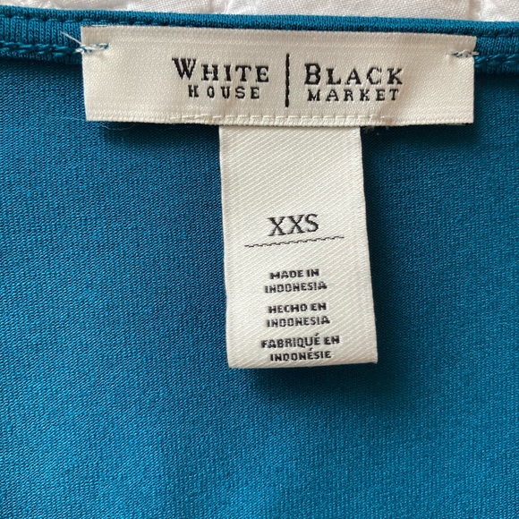 WHBM blue sleeveless shirt - Picture 3 of 6